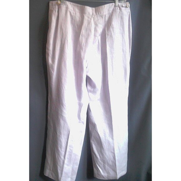 J.Jill NWT Lite Crocus Lavender Linen Pants 20 - Picture 3 of 5